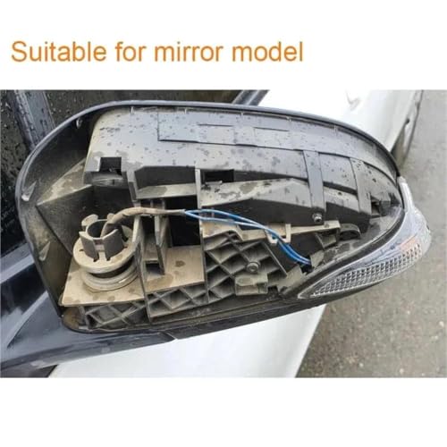 Coque pour Vitz 2012-2019 argentée contre rayures de rétroviseur - 2