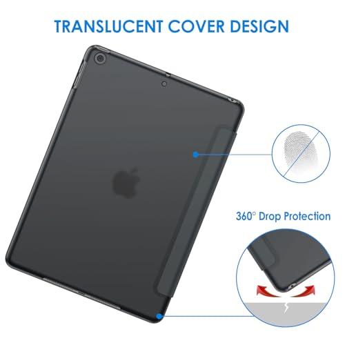 Image of JETech Case for iPad 10.2-Inch (2021 /2020 /2019 Model, 9 /8 /7 Generation), Auto Wake /Sleep Cover (Space Gray)