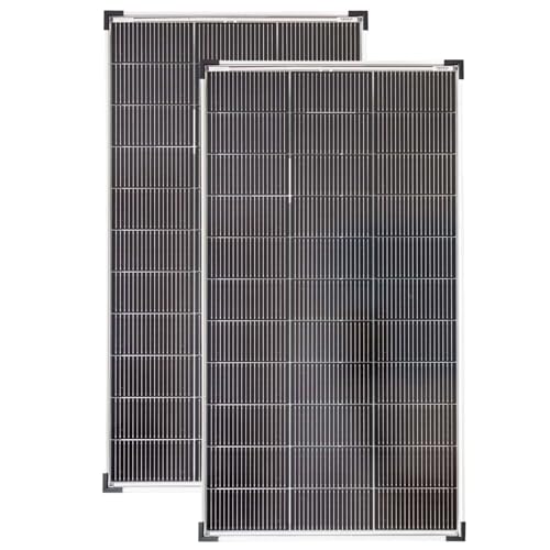 SOLARTRONICS Moduł solarny 120 W, mono bifazial18 V, 18 barów autobusowych, panel słoneczny, ogniwo słoneczne (2 sztuki)