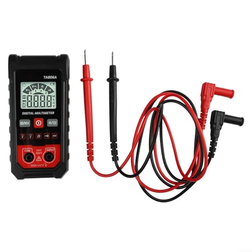 Wrenmor Digital Multimeter TA806A Auto-Ranging Voltmeter; Voltage Tester With Non-Contact Voltage Function Compact Handheld Electrical Meter