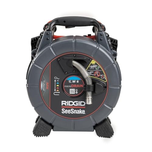 RIDGID 70023 SeeSnake® microDRAIN APX with TruSense Technology, HDR Image Sensor, High-Efficiency LEDs, TiltSense Inclinometer