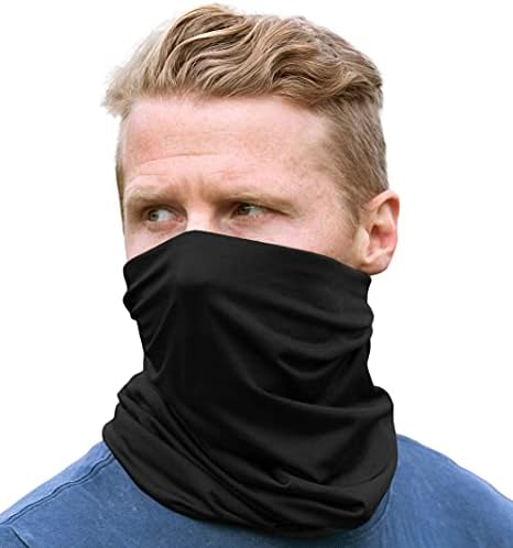 Tough Headband Neck Gaiter Mask for Men & Women - Neck Gaiter Face Mask & Dust Protection w/ UV for Fishing, Running & Hiking