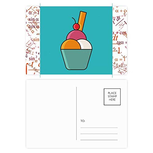 Cartes postales crème glacée au chocolat lot de 20 correspondance