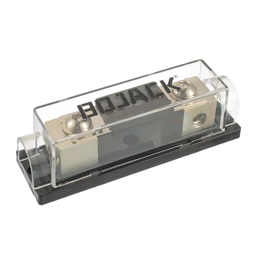 BOJACK 0/2/4 Gauge AWG in Line ANL Fuse Holder with 250 Amp Fuse
