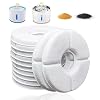 Pet Water Fountain Filters, Replacement for 84oz/2.5L Automatic Cat Fountain, Triple Filtration System, 12 Pack