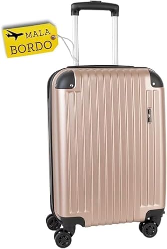 Mala de Bordo Viagem Rígida Rodas 360 º capacidade 10kg Com Zíper Expansível e anti furto com senha