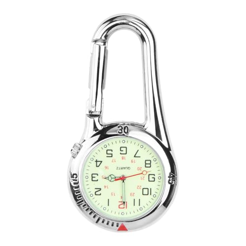 Montre Numérique de Sport Phosphorescente à Clipser Mousqueton pour Médecins, Infirmières, Chefs et Paramédicaux Alpinisme