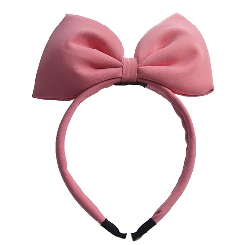 RFTWXHPN Big Pink Bow Headband for Women Girls Bowknot Hairbands for Women Christmas Hair Bows Headbands Gifts for Girls Bowknot Head Bands Halloween Cosplay Costume Accessories