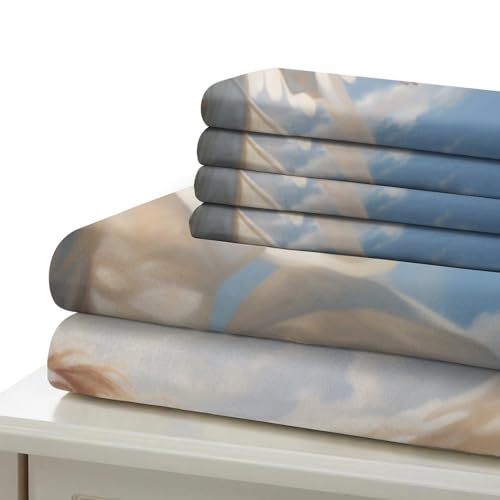 Housse couette anges 3D finis les boutons cassés grâce à la fermeture éclair - 6