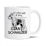 Awesome It's an Adventure Riesiger Schnauzer Kaffeetasse, Riesenschnauzer-Kaffeetasse...