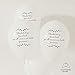 30 Biodegradable White Remembrance Balloons | Balloon Release Balloons | Helium Quality |