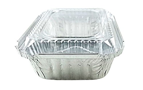 Handi-Foil 1 1/2 lb. Oblong"Deep" Take-Out Food Storage Container w/Dome Lid (Pack of 100)