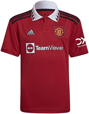 adidas Manchester United 22/23 Home Youth Jersey (as1, Alpha, m, Regular, Medium) Red