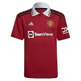 adidas Manchester United 22/23 Home Youth Jersey (as1, Alpha, m, Regular, Medium) Red