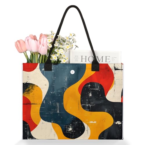 Art Fluid Tote Bag for Women Large Beach Bag Reusable Tote Bags for Work Travel Beach Shopping3