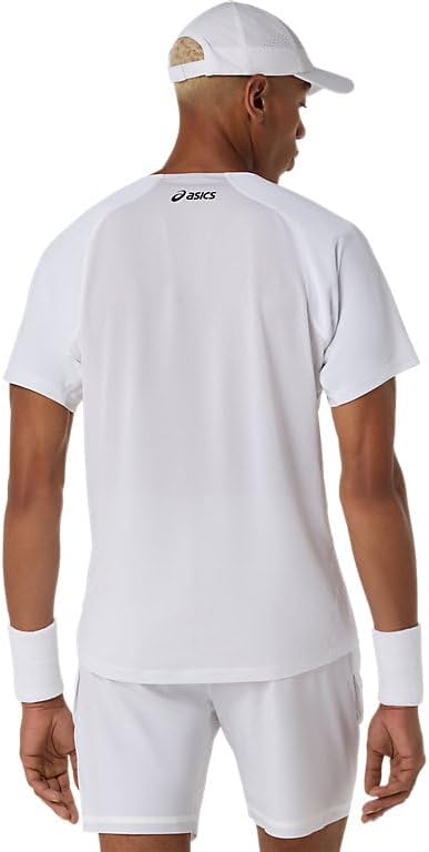 ASICS Men's Match Short Sleeve TOP Tennis Apparel