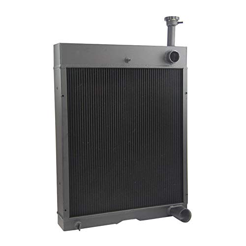 OzCoolingParts 71611C1 International Tractor Radiator, 5 Row Core All Aluminum Radiator for New International Tractor 766 886 966 986 1066 1086 1466 1486 +, 71611C1, 121725C1