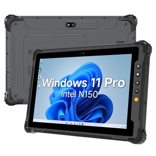 Image of Rugged Tablet M10N, 10.1 inch Windows 11 Pro Tablet, 8GB+128GB, Celeron N150, IP65 Waterproof, MIL-STD-810H, 5000mAh, 1000 nits FHD, for Warehouse Logistics Construction Field Service