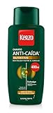 Estimula el cuero cabelludo Kerzo Champú Anticaída Nutritivo para Cabellos Secos - 3 Recipientes de 400 ml - Total: 1200 ml
