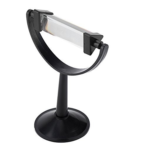 Image of Garosa Optical Glass Triangular Prism with Stand for Physics Light Spectrum Teaching Tool Angle Change for Science Experiments