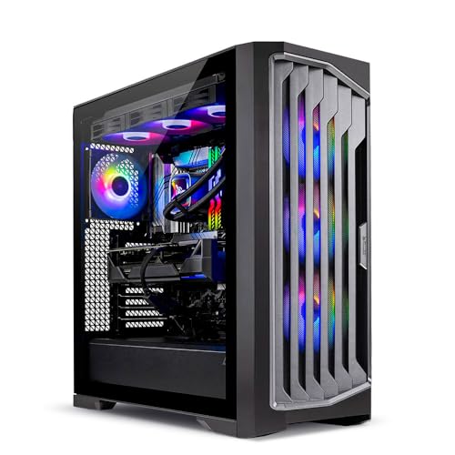 Skytech Legacy Gaming PC Desktop, Ryzen 7 9800X3D 4.7 GHz (5.2 GHz Turbo Boost), AMD RX 7900XTX 24GB GDDR6, 2TB Gen4 SSD, 32GB DDR5 RAM 6000 RGB, 1000W Gold ATX 3.0 PSU, 360mm ARGB AIO, Wi-Fi, Win 11