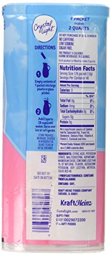 Crystal Light Pink Lemonade Drink Mix, 12-Quart 2.9-Ounce Canister (Pack Of 6) #TOP23