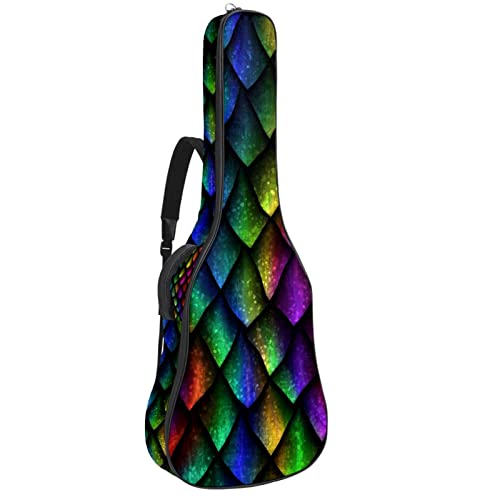 Housse pour guitare acoustique – Table de multiplication colorée – Noir – Rembourrage de 1 cm d’épaisseur – Sac de… - Les Beatles, Paul McCartney, John Lennon, RIngo Starr, George Harrison Housse pour guitare acoustique - Table de multiplication colorée - Noir - Rembourrage de 1 cm d'épaisseur - Sac de…