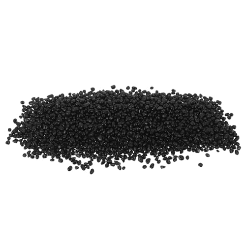 TOYZFRIENDY Gravier Décoratif Noir pour Aquarium Intérieur 500G, Petits Cailloux pour Aménagement Paysager, Pierres de Remplissage pour Pots de Fleurs,...