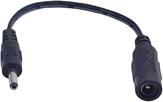 YSJJZRL 2 Pack 18.5cm DC 5.5x2.1mm Female to 2.5x0.7/3.0x1.1/3.5x1.35/4.0x1.7/4.8x1.7/5.5x2.5mm Male Extension Connector Power Cord (5.5x2.1 F to 3.5x1.35 M)