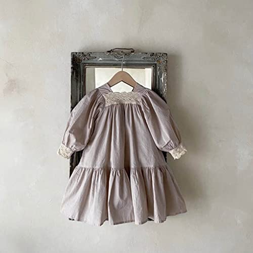 Conjunto de vestidos infantis para bebês recém-nascidos, meninas, sem mangas compridas, renda sólida