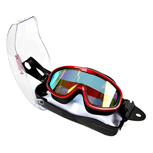 Lunettes de nage polarisées grand cadre pour nager en mer et piscine sans reflet