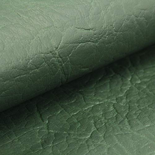 ALMACENES CASA ANGEL Polipiel con DISEÑO Vintage Serie NEWSTAR Ancho 140cm por Metro (Verde Oscuro, 1 Metro)