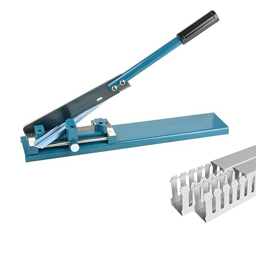 Cortador de PVC Trunking Conducto de cableado de plástico manual pesado Máquina de corte ajustable de ángulo de 45 ° 90 ° Dispositivo de corte