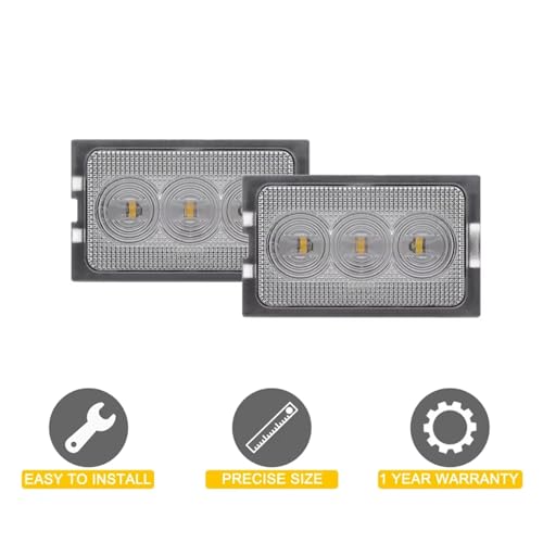 Luz de matrícula LED 12V para Discovery 3 y Freelander 2 3
