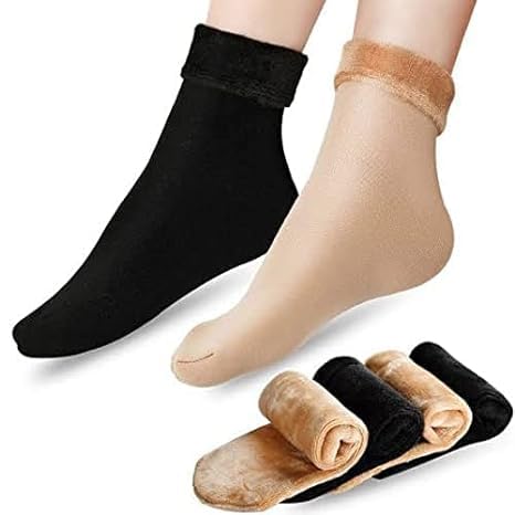 Image of 100% Warm Ultra Soft Thermal Winter Socks for Women - Cozy and Comfortable with Maximum Insulation and Heat Retention