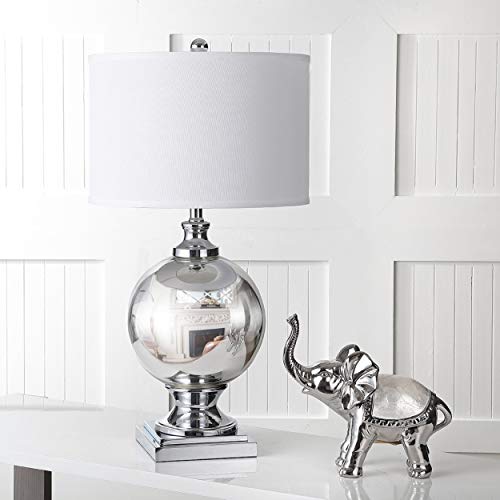 Lighting 29-inch Glass Sphere Table Lamp White Modern Contemporary Transitional