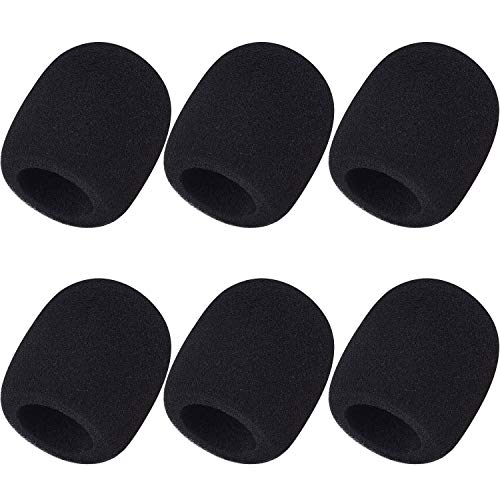 6 Pack Foam Mic Cover Handheld Microphone Windscreen (6 Pack)