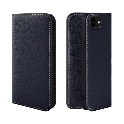 HANATORA iPhone16e �P�[�X �蒠�^ �{�v �X�}�z�P�[�X �X�}�z �X�^���h �R�[�h�z���_�[ �t�� �V�������N�J�[�t���U�[ �M�t�g �}�O�l�b�g�Ȃ� �u���[�C���f�B�S PH-16e-BlueIndigo �M�t�g �a�����M�t�g ���� �ޏ� ���ꂳ