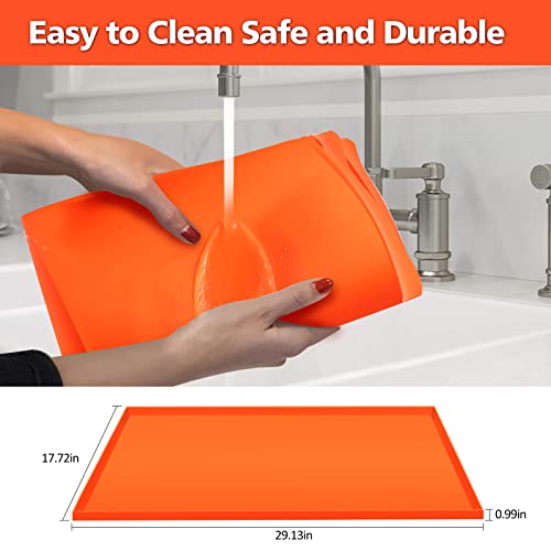 Mofeez Silicone Griddle Mat For Blackstone 28 Inch Griddle, Heavy Duty Food Grade Silicone Mat, Protect Griddle From Rodents, Insects, Debris, And Rust, All Season Cooking Protective Cover #TOP6