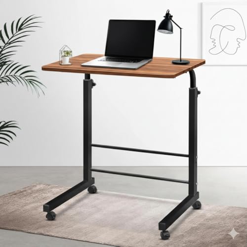 Image of AVZEEGO Multi-Purpose Sofa Side Height-Adjustable Laptop Table with Docking for Tablet, Study Table, Portable, Ideal for Work from Home, DIY Table, Easy to Assemble kids-adults