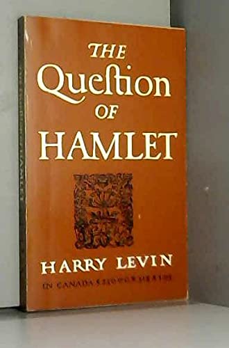 The Question of Hamlet 0195008081 Book Cover