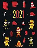 calendario bomberos zaragoza 2019  Bombero Agenda 2021: Planificador Mensual que Inspira Productividad  Con Calendario Mensual 2021