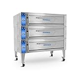 Bakers Pride ER-3-12-5736 Triple Deck Electric Pizza Deck Oven | 208/220-240 Volt, 57' x 36'