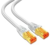 das Netzwerkkabel hat eine hohe Übertragungsgeschwindigkeit durch eine Betriebsfrequenz mit bis zu 600 MHz - Gigabit LAN 10/100/1000 Mbit