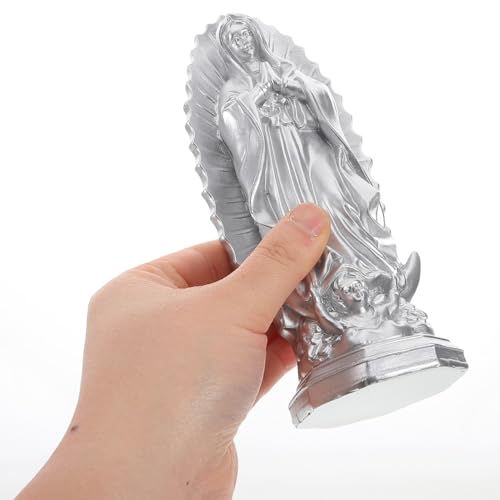 Estatua Virgen María 19.5x7.98x6.39 cm Decoración miniatura 5