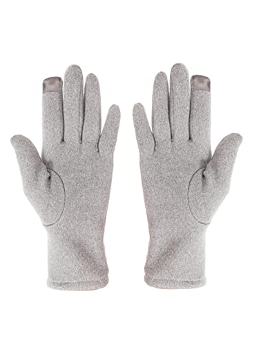 Image of FabSeasons Slim warm Winter Gloves For Women, with velvet lining inside for cold weather, Touchscreen enabled index finger, also ensures a Smooth Driving /Riding Experience