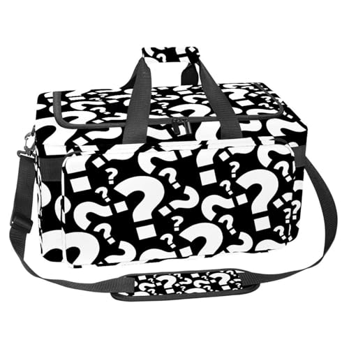 Grand sac de sport 30L multicolore 25x48x26cm avec motif carlin rigolo