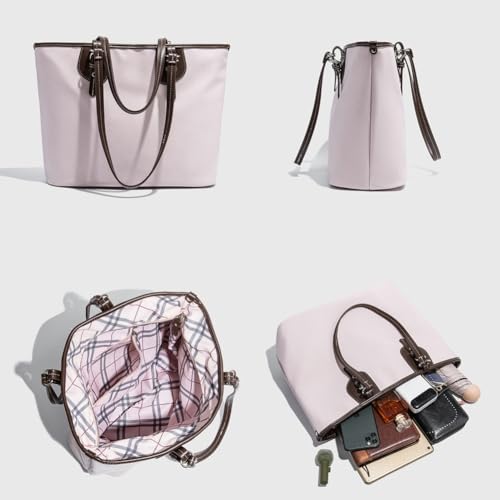 Womens Large Capacity Tote Bags Casual Vegan Leather Shoulder Purses Working Top Handle Handbag Satchel 20254