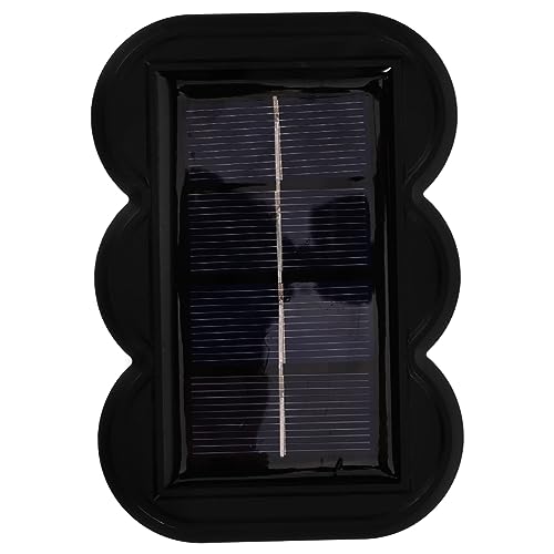NUOBESTY Luz De Pared Solar Decorativo Jardín De Luz Solar Decoración Al Aire Libre Luces Solares Para Terrazas Luces Solares Al Aire Libre Lámparas Solares Al Aire Libre Negro El Plastico