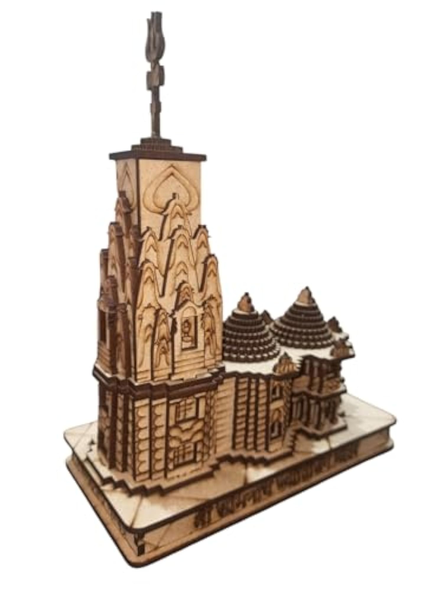 Decorative Wooden Somnath Temple Model